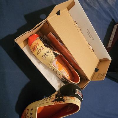 Bob's Cat themed shoes