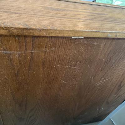 Small wood piano decor