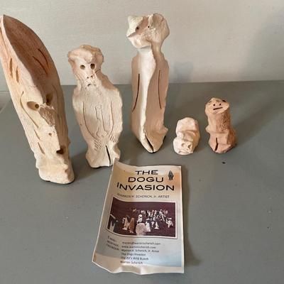 Dogu invasion sculptures