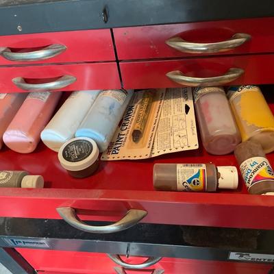 All American organizer with crafting supplies