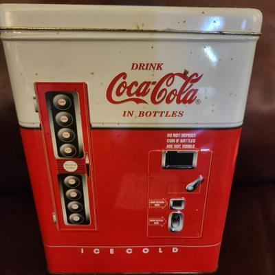 Coca-Cola Vending Machine Tin