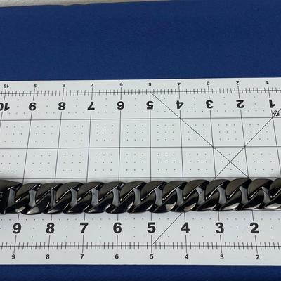 New Invicta Men’s Black Stainless Steel Bracelet