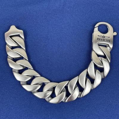 New Invicta Men’s Matte Stainless Steel Bracelet