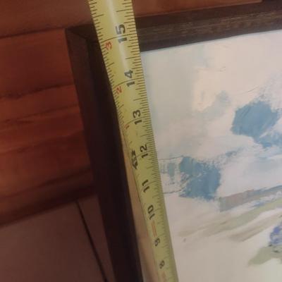 Framed Art Original on Canvas by J. Weidman