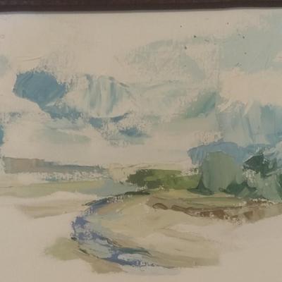 Framed Art Original on Canvas by J. Weidman