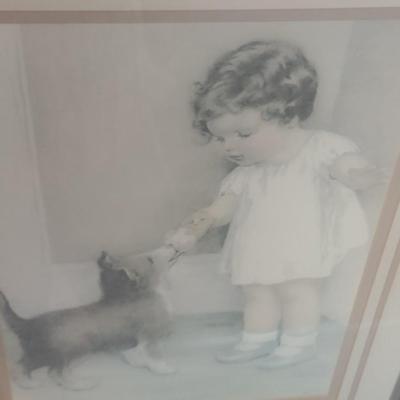 Pair of Framed Art Prints by Bessie Pease Gutman