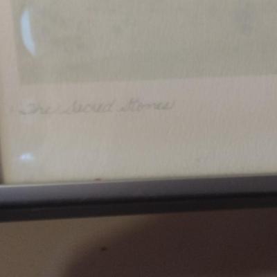 Pair of Framed Art Print by Ioyan Mani 'A Mother's Love' and 'The Sacred Stones'