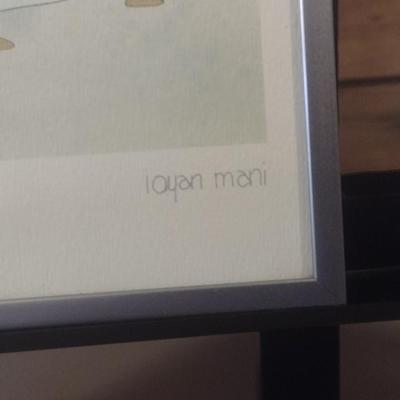 Pair of Framed Art Print by Ioyan Mani 'A Mother's Love' and 'The Sacred Stones'