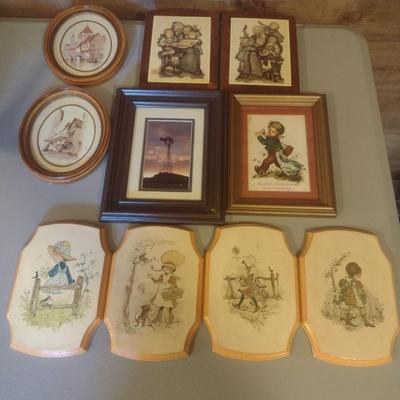 Collection of Framed Art and Decoupage Wall Decor (See all Pictures)