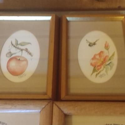 Collection of Framed Art and Decoupage Wall Decor (See all Pictures)