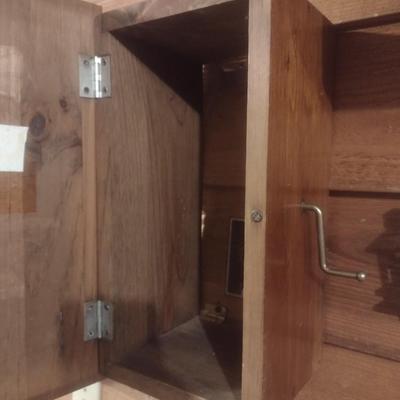 Reproduction Antique Crank Wall Phone Box Made to Hide Land Line Phone