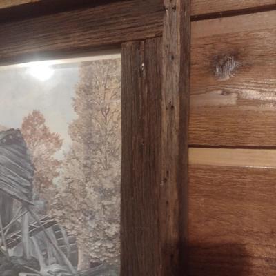 Framed Art Print 'The Mill' by Alexander Dumas