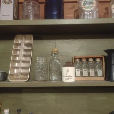 Collection of Primitive and Vintage Collectible Rustic and Farmhouse Items Choice A