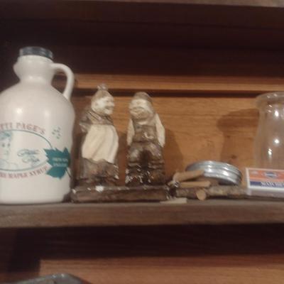 Collection of Primitive and Vintage Collectible Rustic and Farmhouse Items Choice B