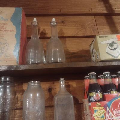 Collection of Primitive and Vintage Collectible Rustic and Farmhouse Items Choice B