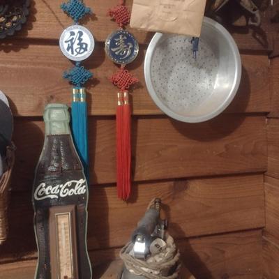 Collection of Primitive and Vintage Collectible Rustic and Farmhouse Items Choice H