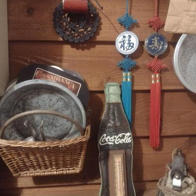 Collection of Primitive and Vintage Collectible Rustic and Farmhouse Items Choice H