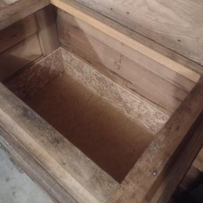 Vintage Oak Wisconsin Refrigerator