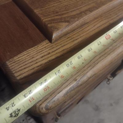 Vintage Oak Wisconsin Refrigerator