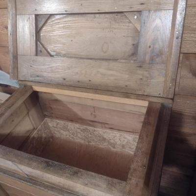 Vintage Oak Wisconsin Refrigerator