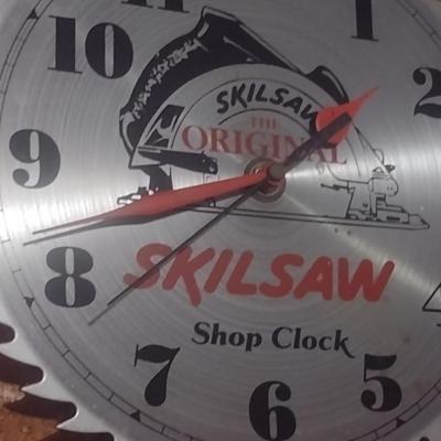 Skilsaw Advertising Saw Blade Wall Shop Clock