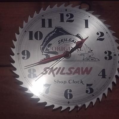Skilsaw Advertising Saw Blade Wall Shop Clock