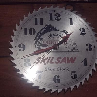 Skilsaw Advertising Saw Blade Wall Shop Clock