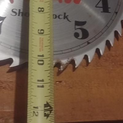 Skilsaw Advertising Saw Blade Wall Shop Clock