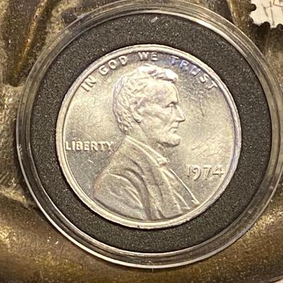 Ultra Rare 1974 Lincoln Aluminum Cent – 1g Collectible ✨