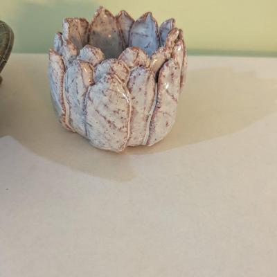 Handmade Pottery Pieces Some Signed (K)