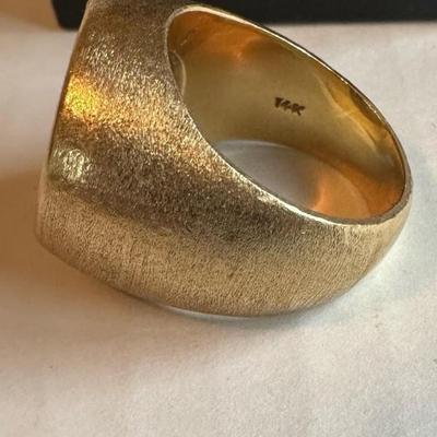 1914 Indian Head $2.50 Quarter Eagle – 14K Yellow Gold Coin Ring (Size ~9.5–10) ✨