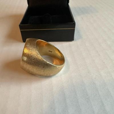 1914 Indian Head $2.50 Quarter Eagle – 14K Yellow Gold Coin Ring (Size ~9.5–10) ✨