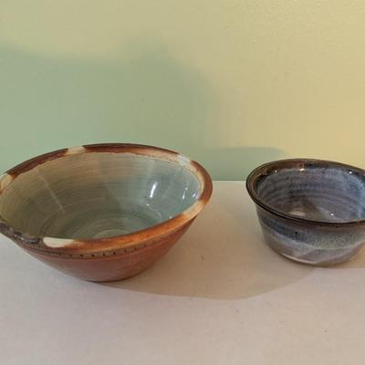 Handmade Pottery Bowls Asheville NC Salvaterra’s Stamp On The Bottom (K)