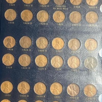 Complete Lincoln Wheat Penny Album – Includes 1909-S VDB Key Date ✨