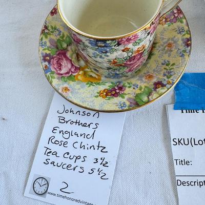 Chintz rose china