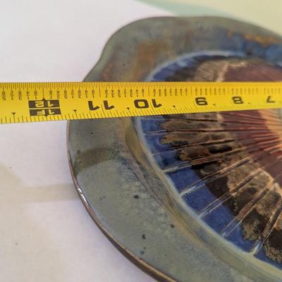 Handmade Sun Feature Pottery Dish (K)
