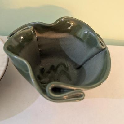 Handmade Pottery Asheville NC Salvaterra’s Stamp On The Bottom (K)