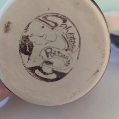 Handmade Pottery Asheville NC Salvaterra’s Stamp On The Bottom (K)