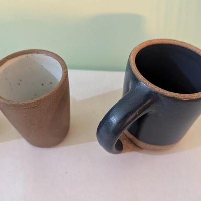 Handmade Pottery Cups - East Fork Stamp Asheville NC (K)