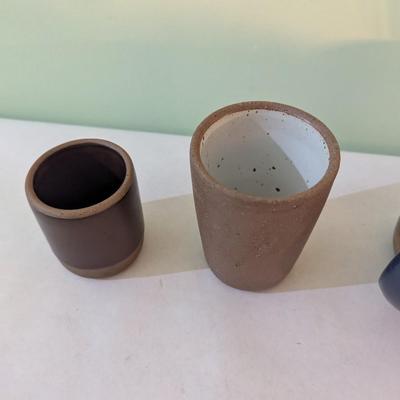 Handmade Pottery Cups - East Fork Stamp Asheville NC (K)