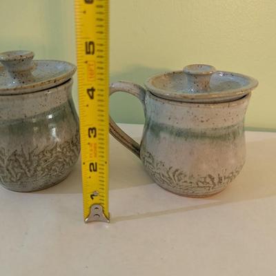 Handmade Coffee Cups With Lids (K)