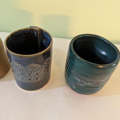 Handmade Pottery Vessels 2 Are Signed (K)