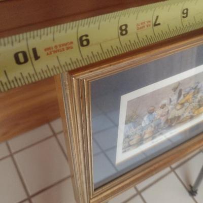Pair of Framed Art Prints by Emerson 'Sweetgrass and Flowers' and 'Market'