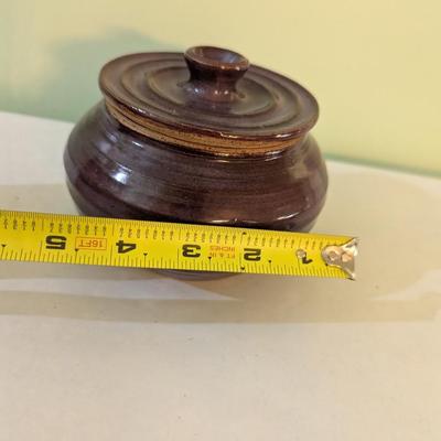 Signed Handmade Pottery Cup & Bowl (K)