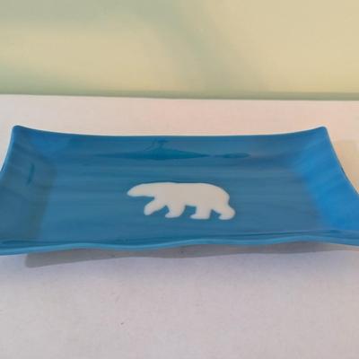 Glazed Polar Bear Trinket Dish (K)