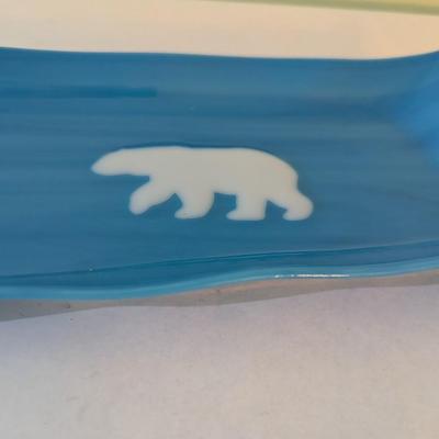 Glazed Polar Bear Trinket Dish (K)