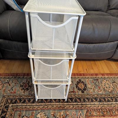 3 Drawer Metal Storage Unit