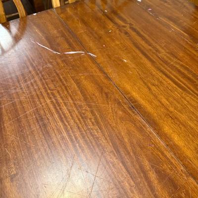 Sale Photo Thumbnail #744: Large table, 8 chairs, see photos for details