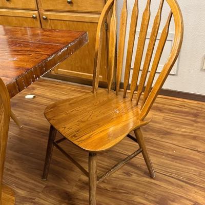 Sale Photo Thumbnail #745: Large table, 8 chairs, see photos for details