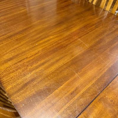 Sale Photo Thumbnail #757: Large table, 8 chairs, see photos for details